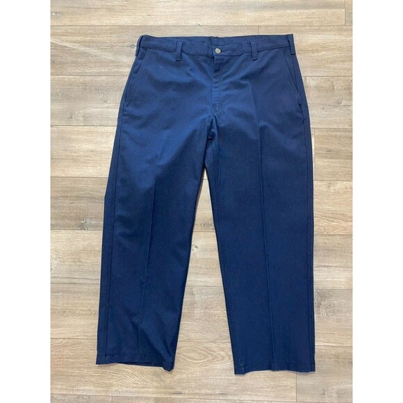 Workrite FR Mens 38X29 Flame Resistant Fireman Welder Nomex 2112 Navy Blue Pants - Picture 1 of 10